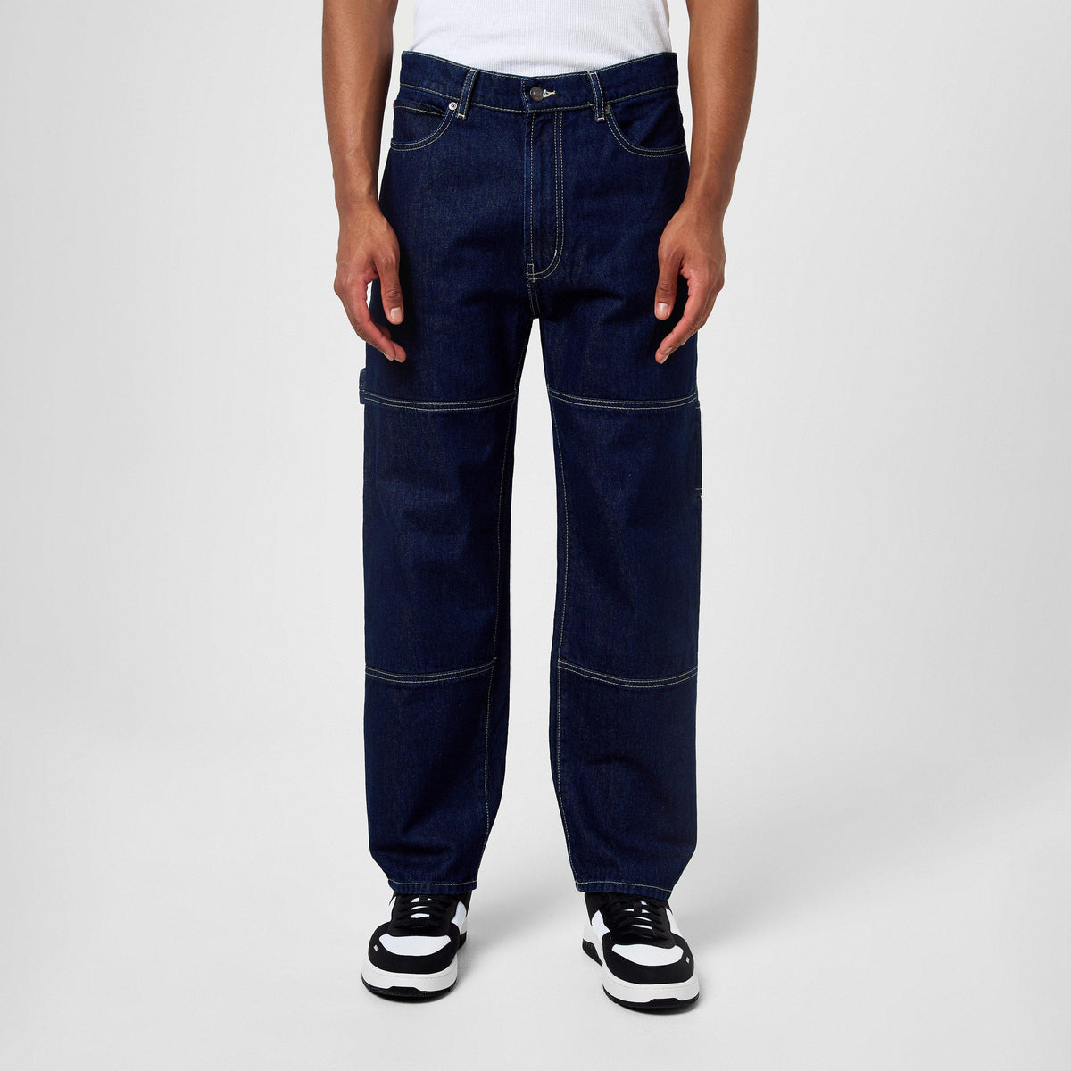 Contrast Stitch Jeans