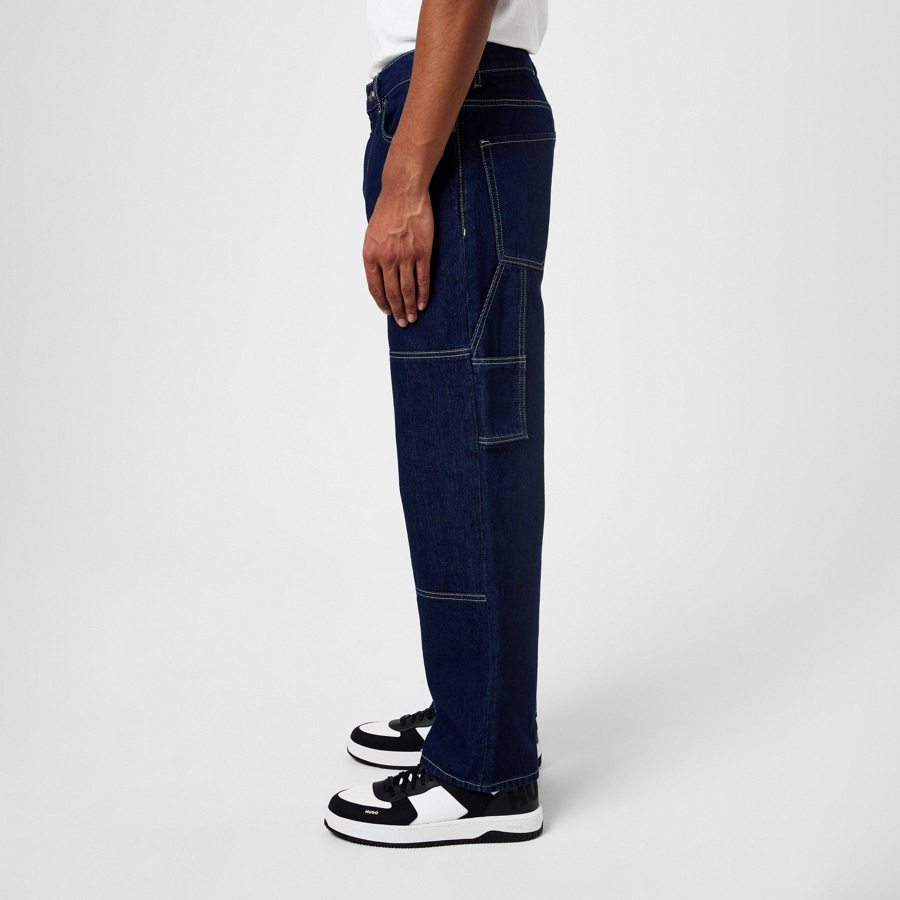 Contrast Stitch Jeans