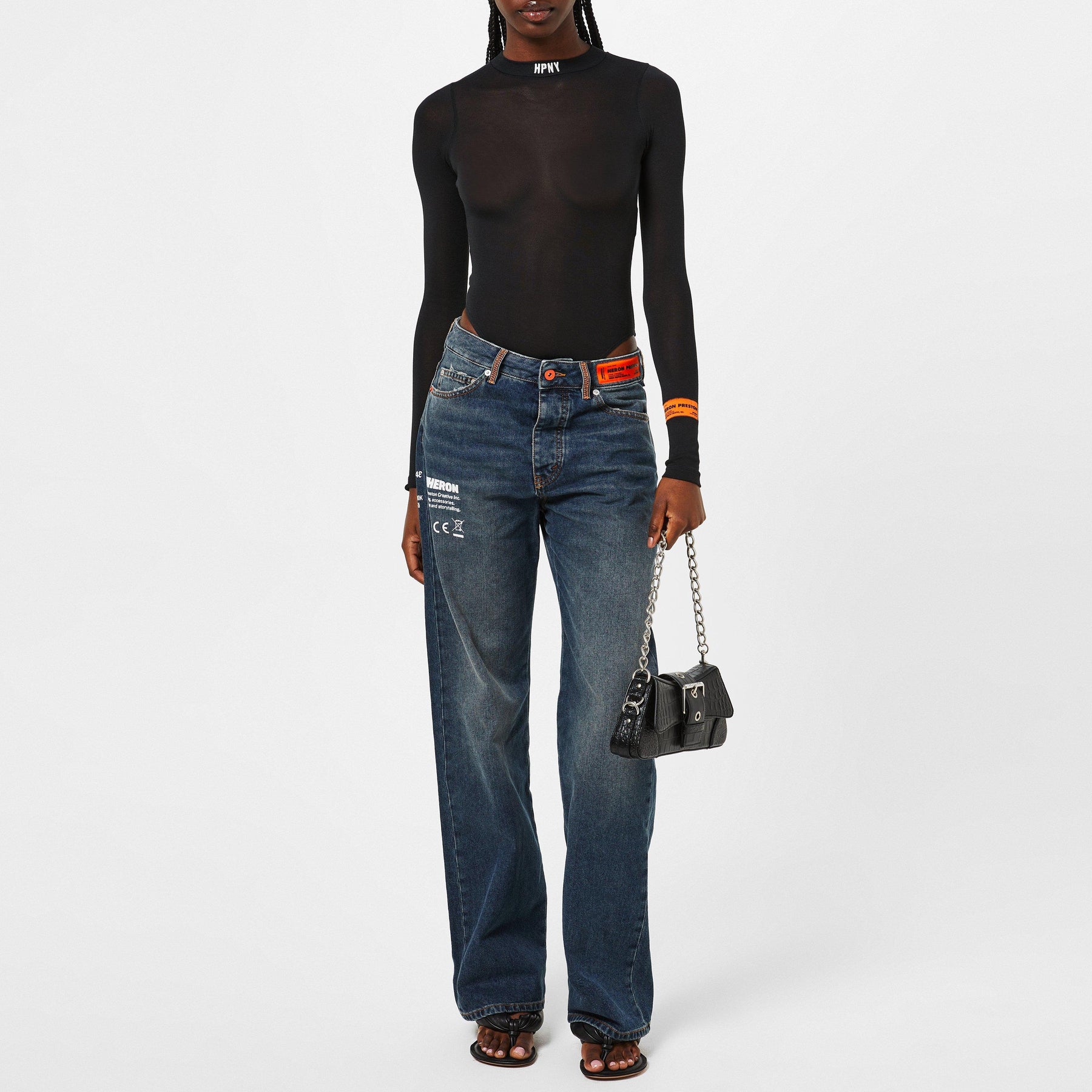 Embroidered Bodysuit