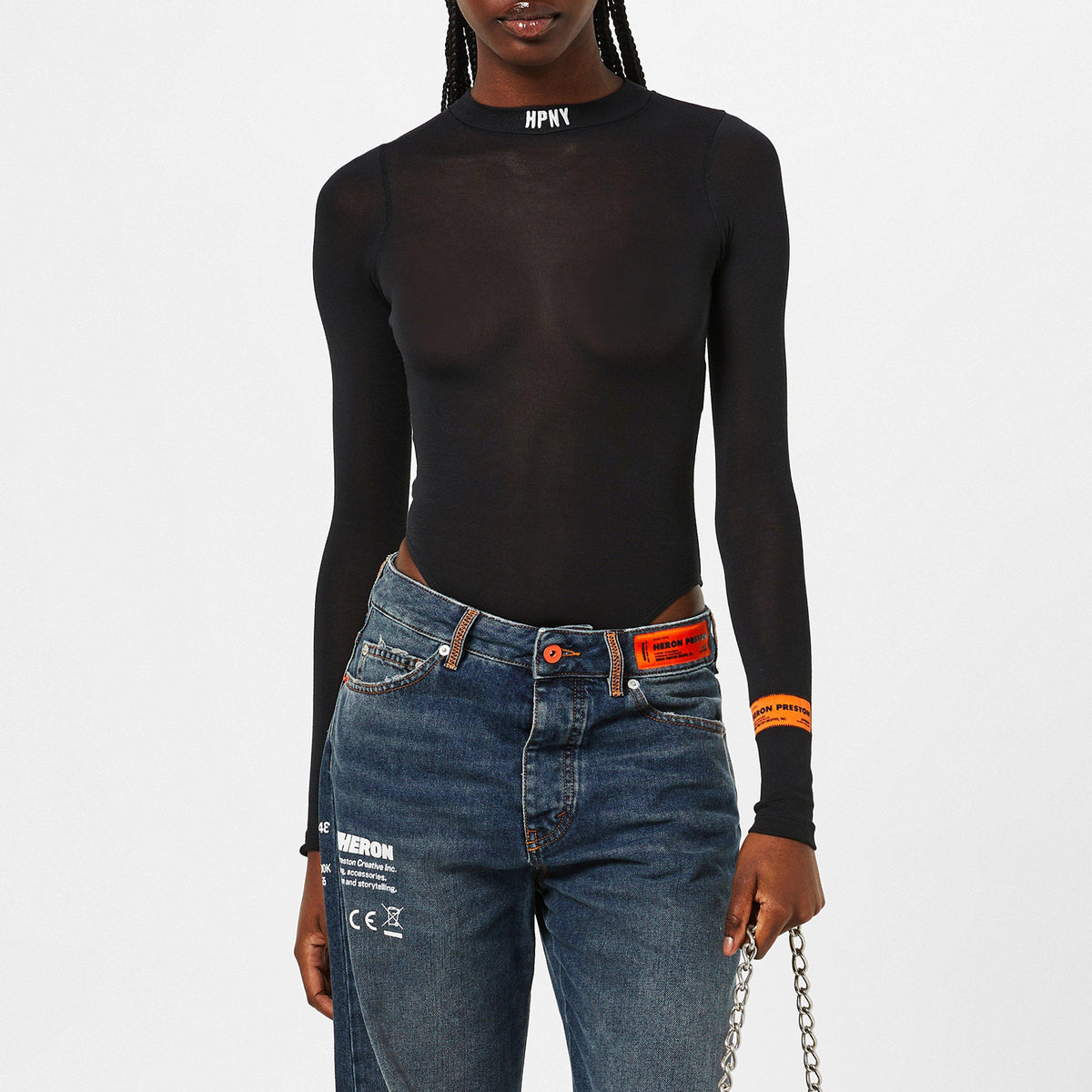 Embroidered Bodysuit