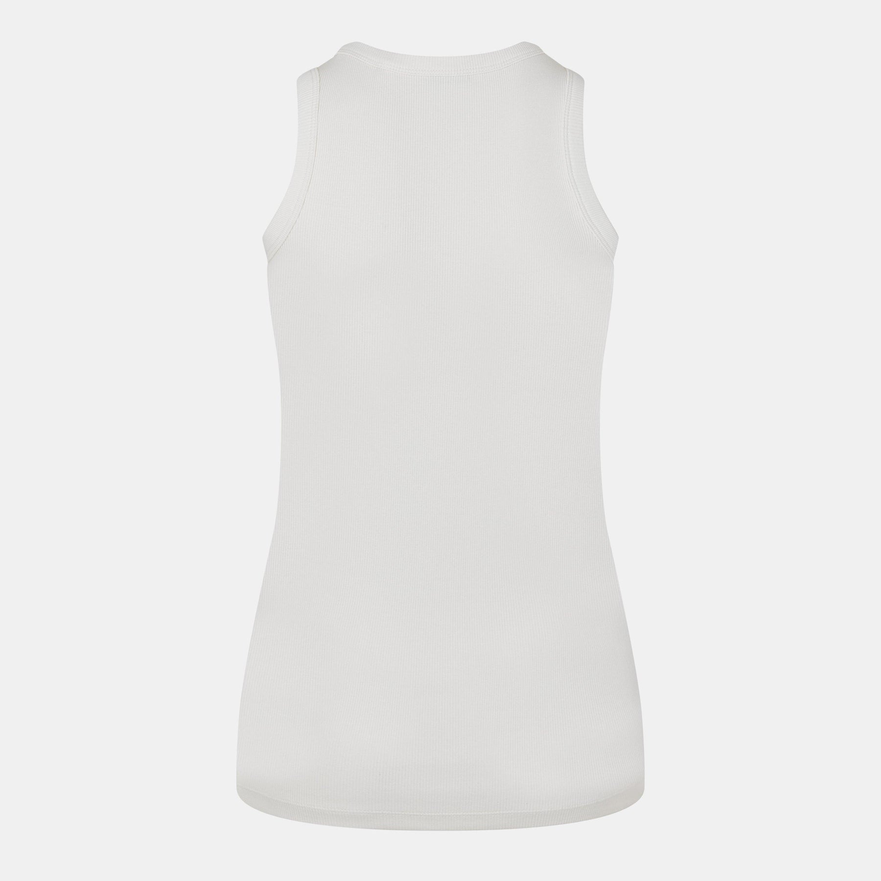 Crystal Logo Ribbed Tank Top