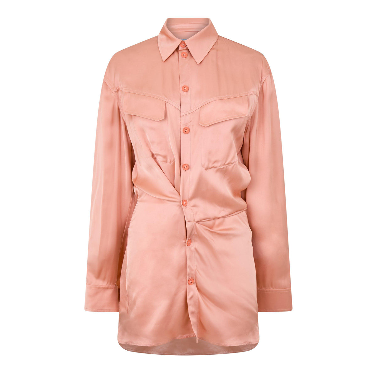 Twist Shirt Dress