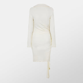 Drape Detail Mini Dress