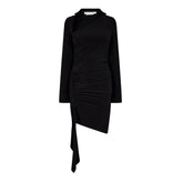Drape Detail Mini Dress
