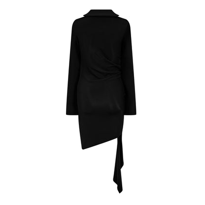 Women's Drape Detail Mini Dress