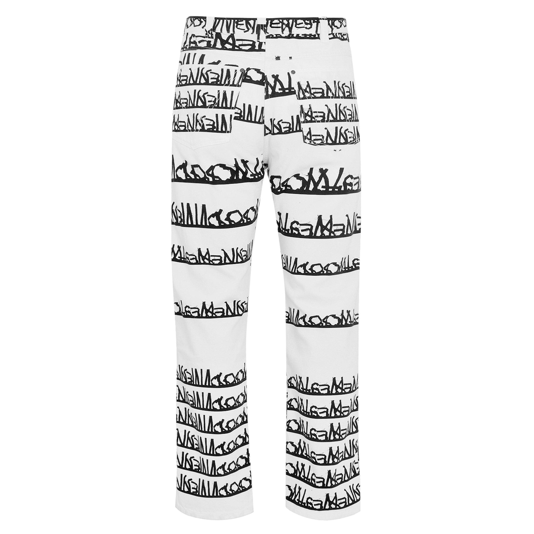 Black And White Ranch Jeans