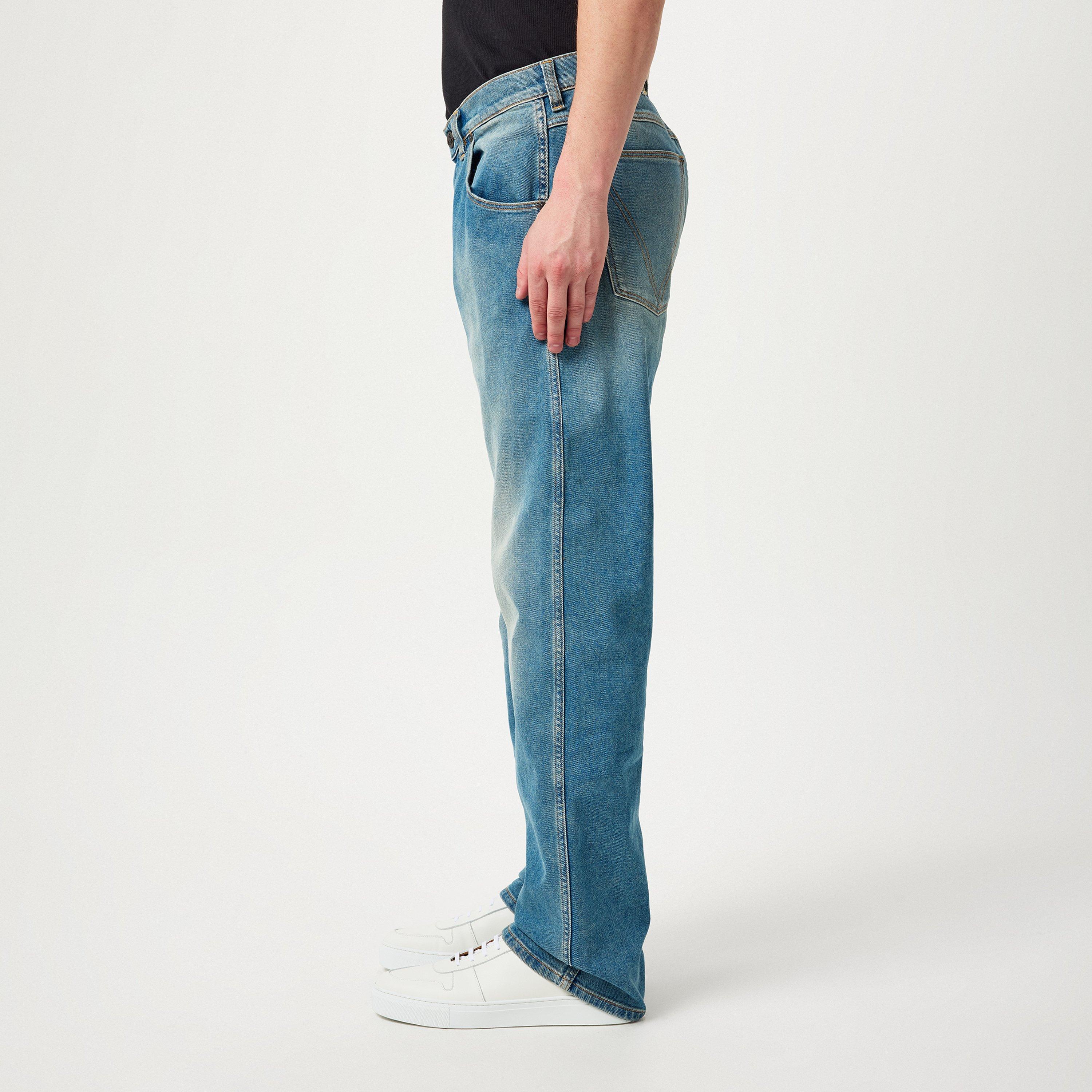 Baggy Vintage Effect Jeans