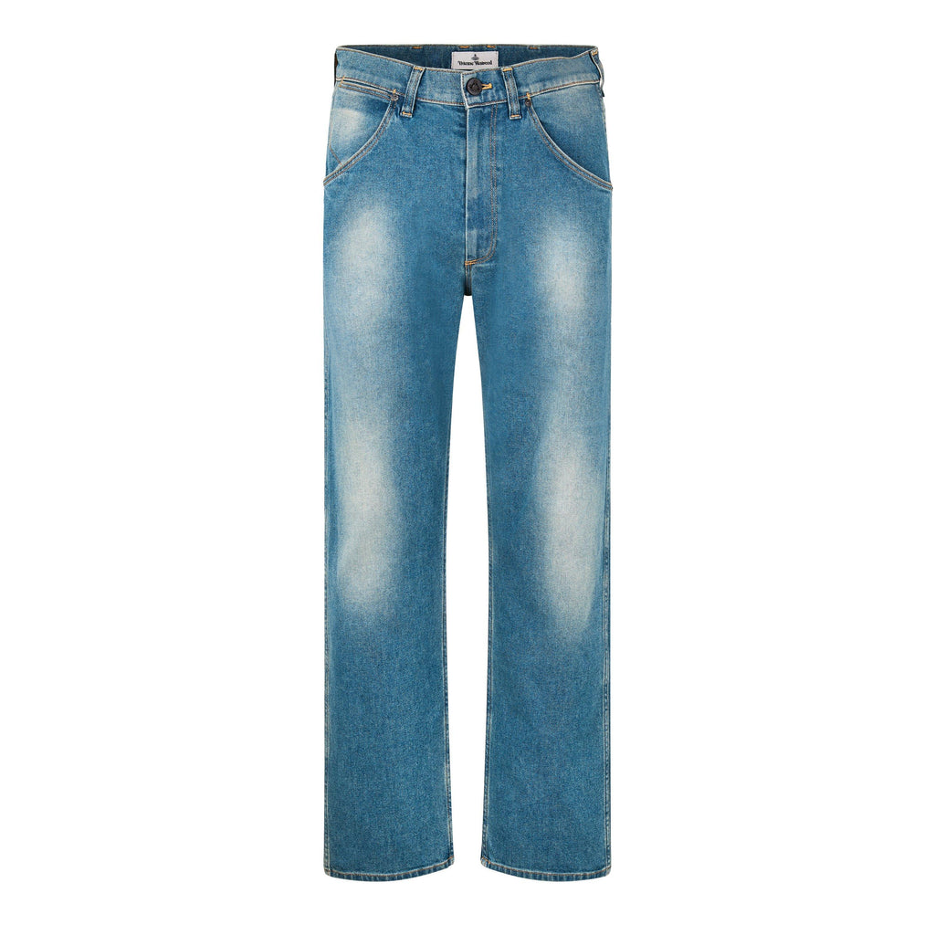 Baggy Vintage Effect Jeans