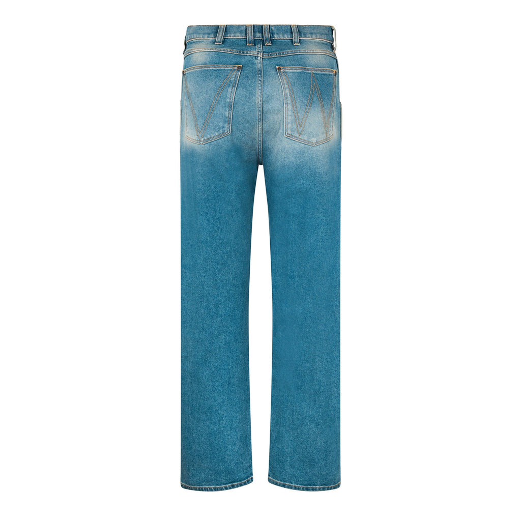 Baggy Vintage Effect Jeans