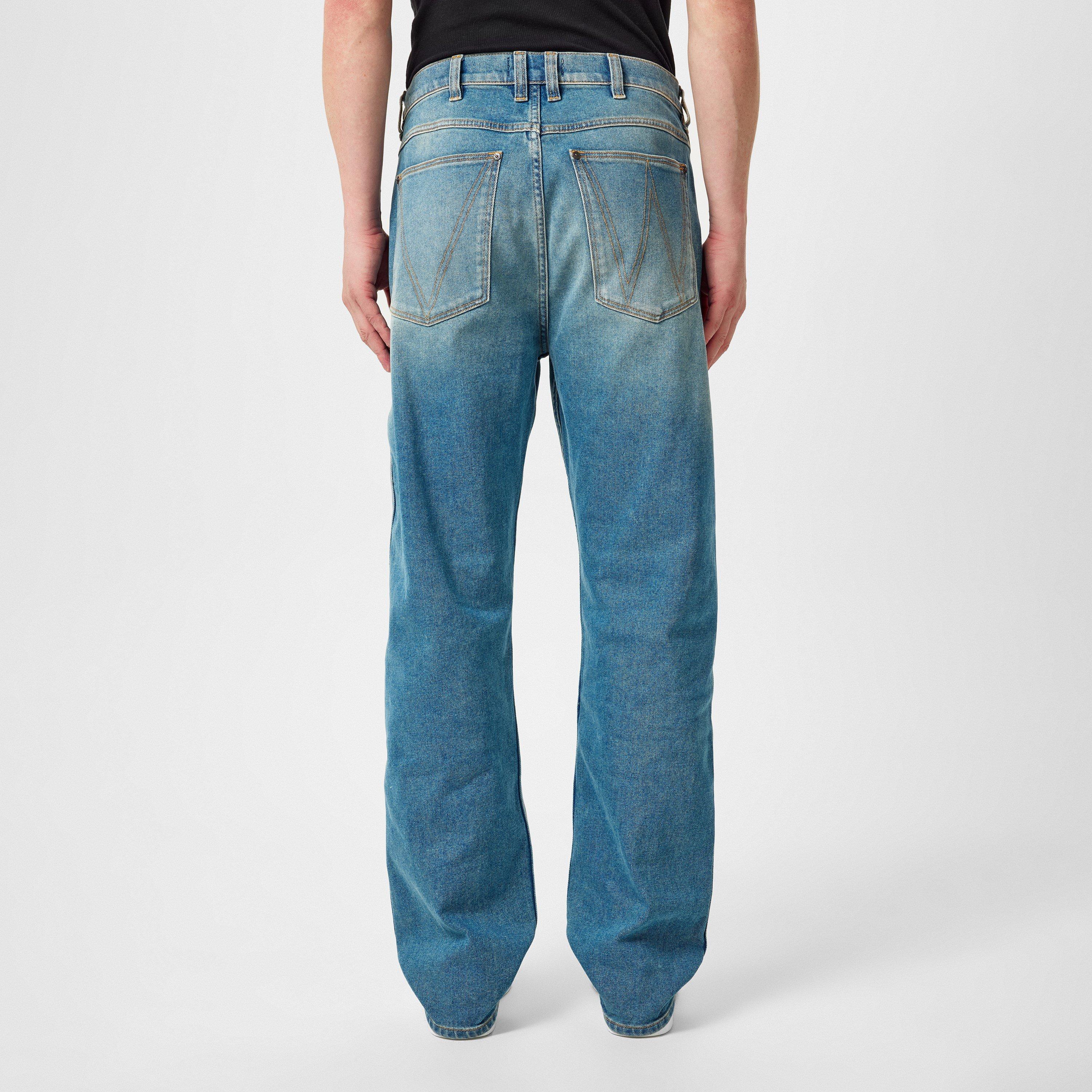 Baggy Vintage Effect Jeans