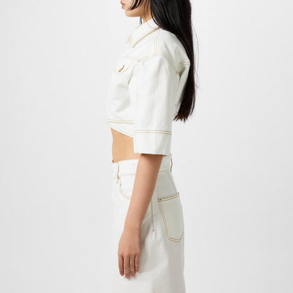 De-Nîmes Denim Top