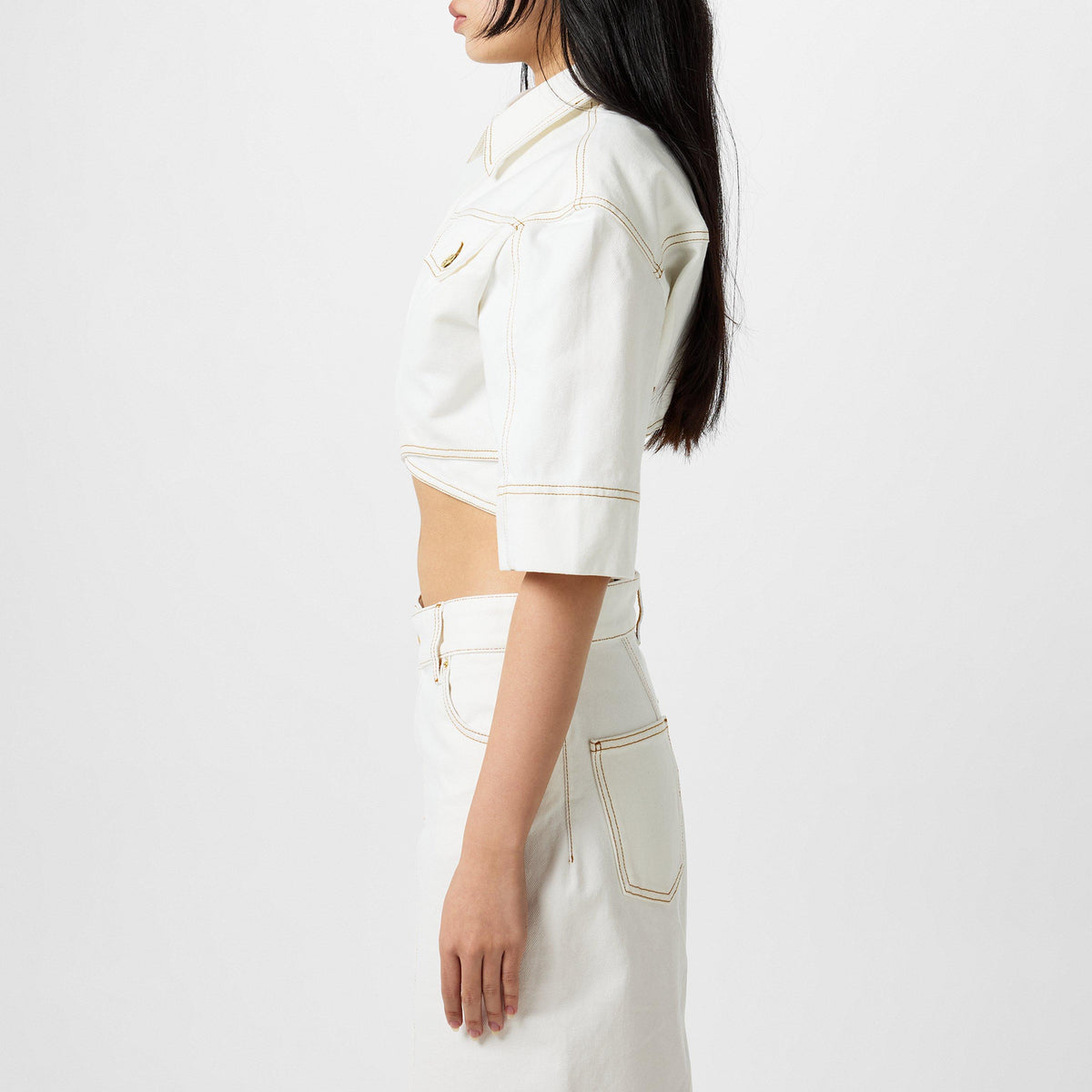 De-Nîmes Denim Top