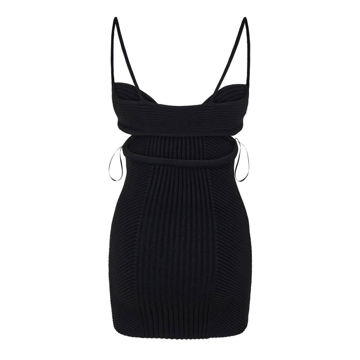 Cut Out Rib Mini Dress