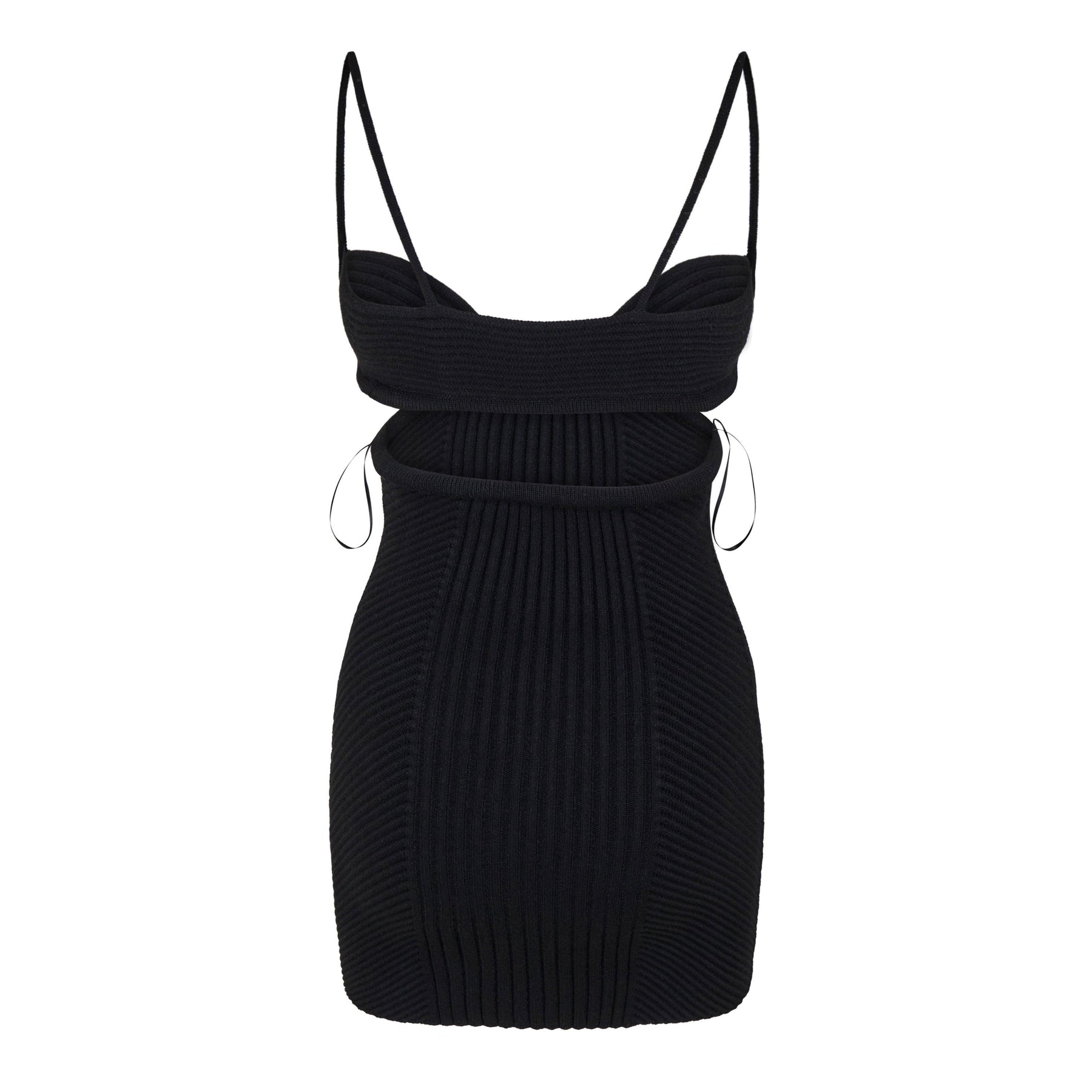 Cut Out Rib Mini Dress