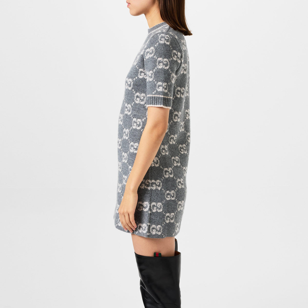 Women's Logo Wool Crew Dress