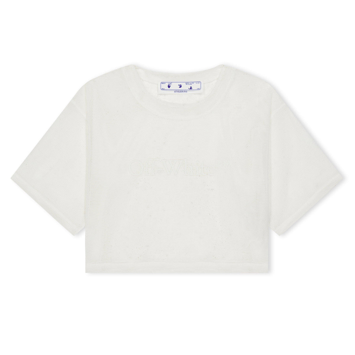 Mesh Logo Cropped T-Shirt