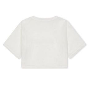 Women's Mesh Cropped T-Shirt, Logo Design