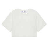 Women's Mesh Cropped T-Shirt, Logo Design