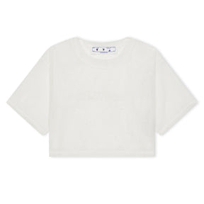 Women's Mesh Cropped T-Shirt, Logo Design