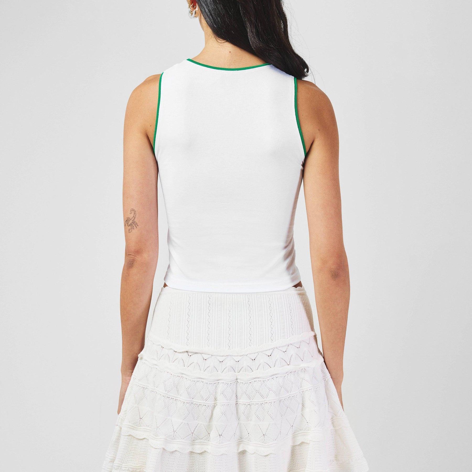 Women's Plain Cotton Logo Baby Vest