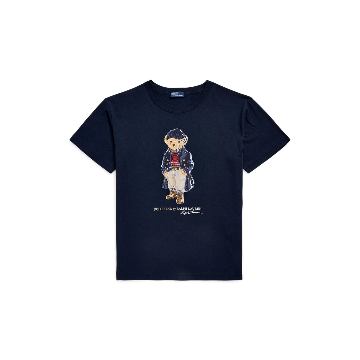Polo Bear Logo Cotton Jersey T-Shirt