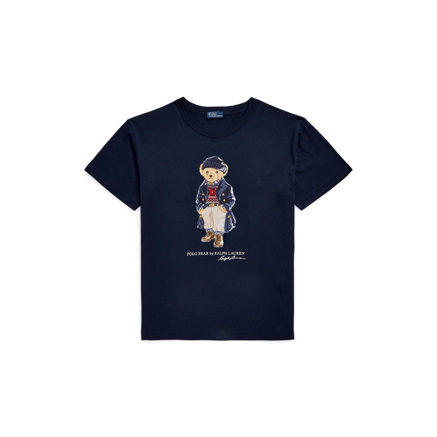 Polo Bear Logo Cotton Jersey T-Shirt