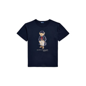 Polo Bear Logo Cotton Jersey T-Shirt