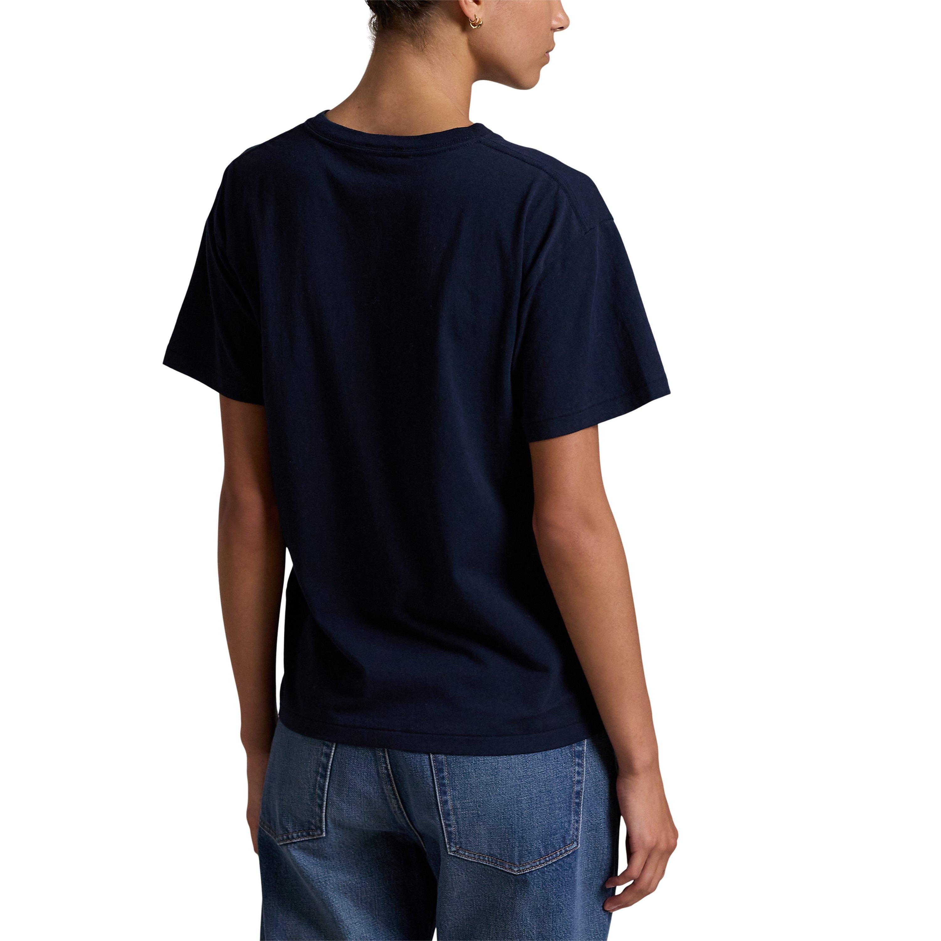 Polo Bear Logo Cotton Jersey T-Shirt