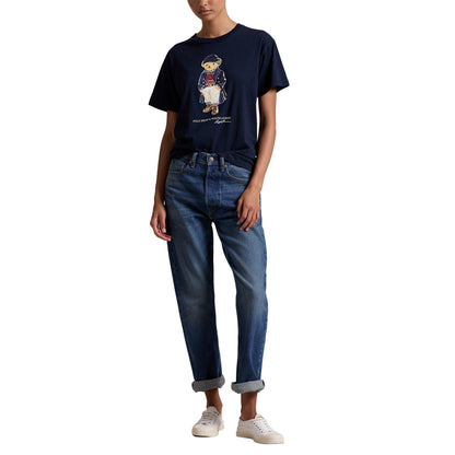 Polo Bear Logo Cotton Jersey T-Shirt