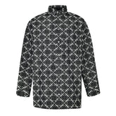 Jacquard Logo Denim Shirt
