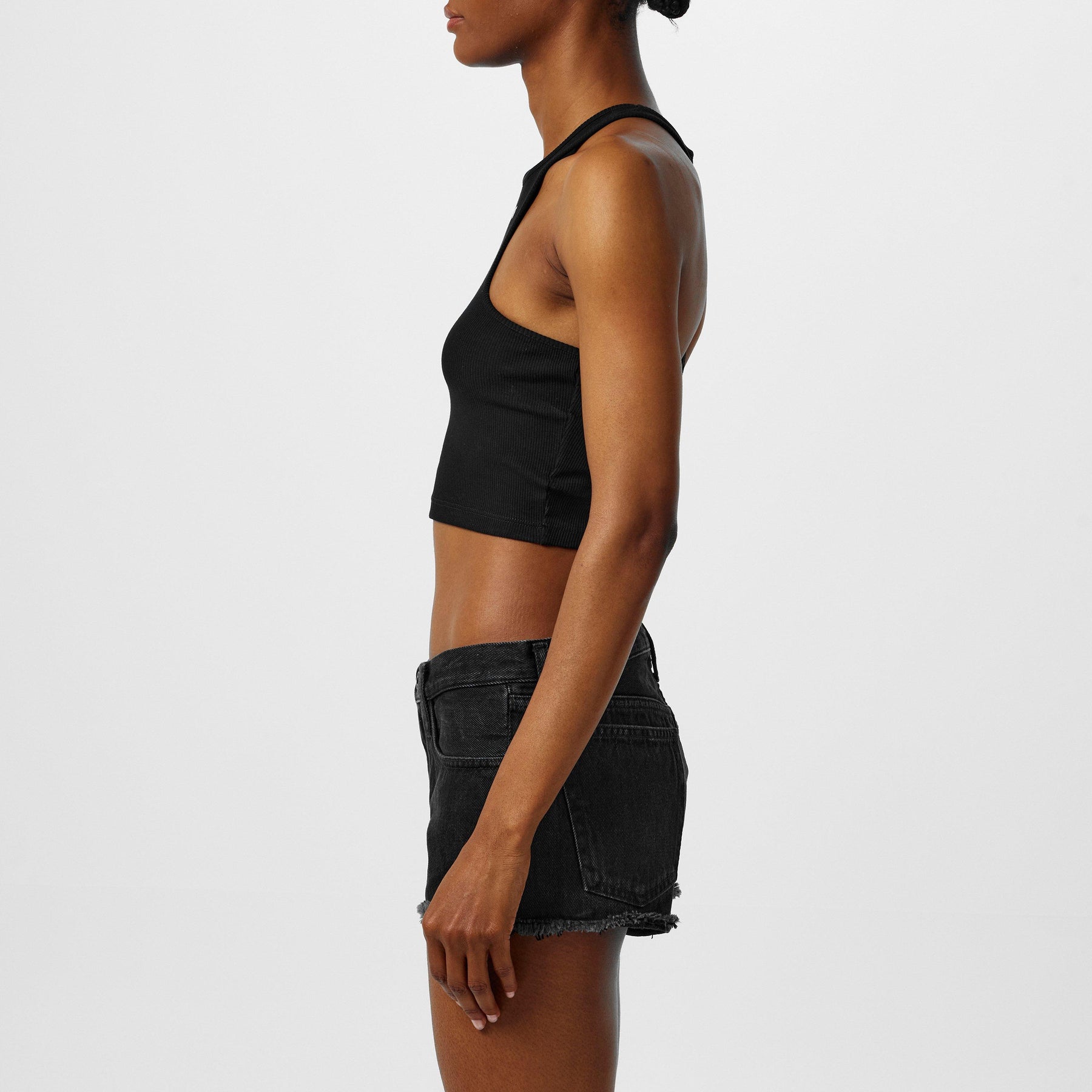 Women's Stamp Cropped Vest, Pride OFF Slogan Print