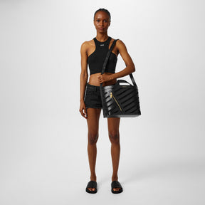 Women's Stamp Cropped Vest, Pride OFF Slogan Print