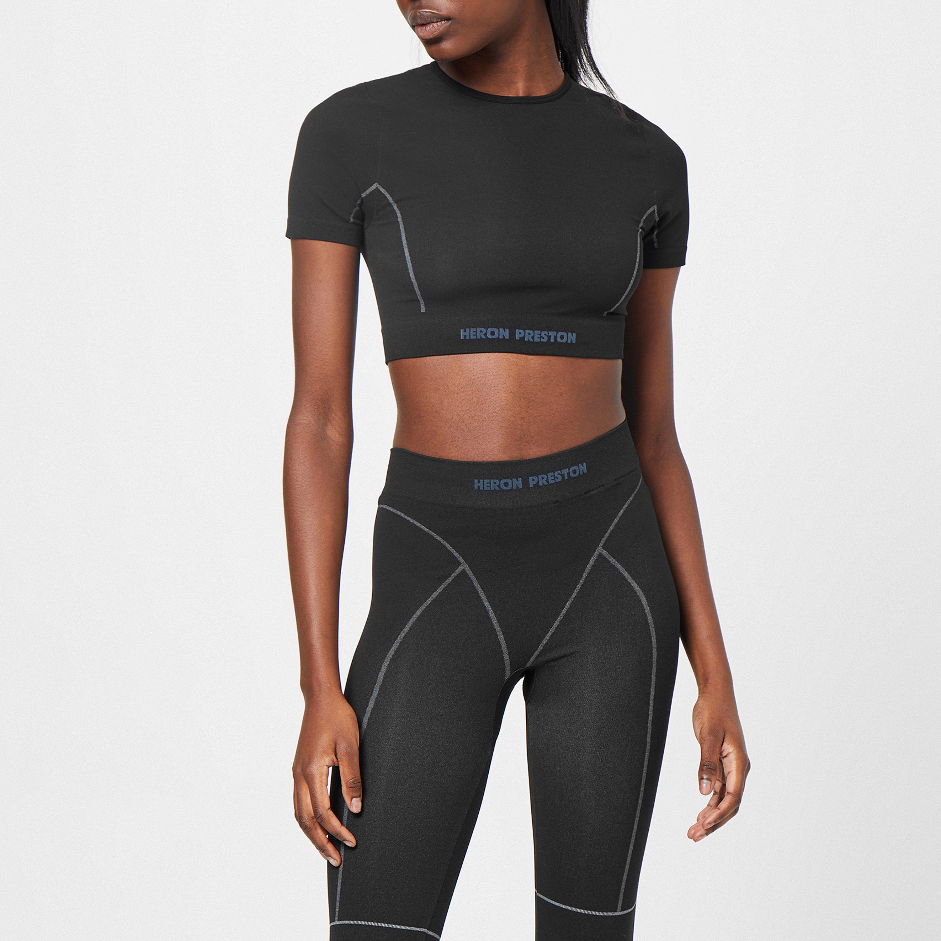Active Short Sleeve Crop Top