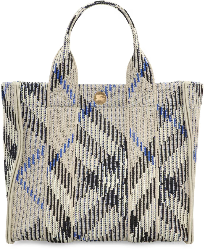 Check Motif Mini Tote Bag