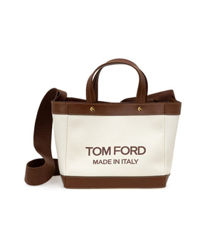 Canvas Beige T-Screw Tote Bag