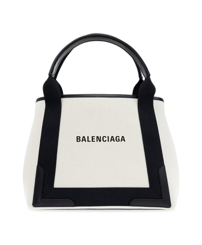 Navy Small Cabas Bag