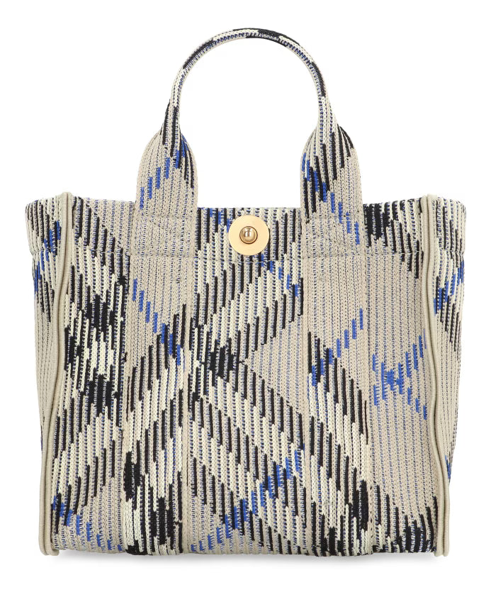 Check Motif Mini Tote Bag