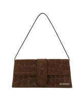 Brown Leather Long Shoulder Bag