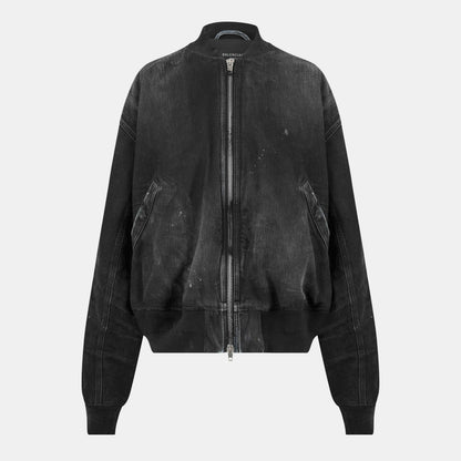 Denim Bomber Jacket