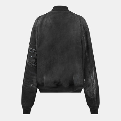 Denim Bomber Jacket