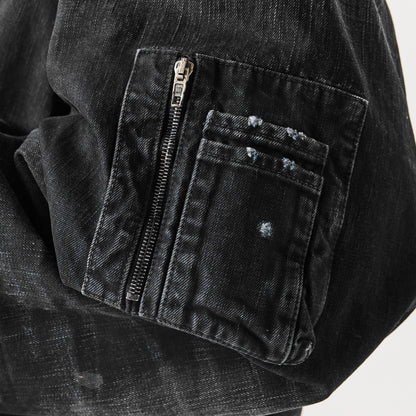 Denim Bomber Jacket