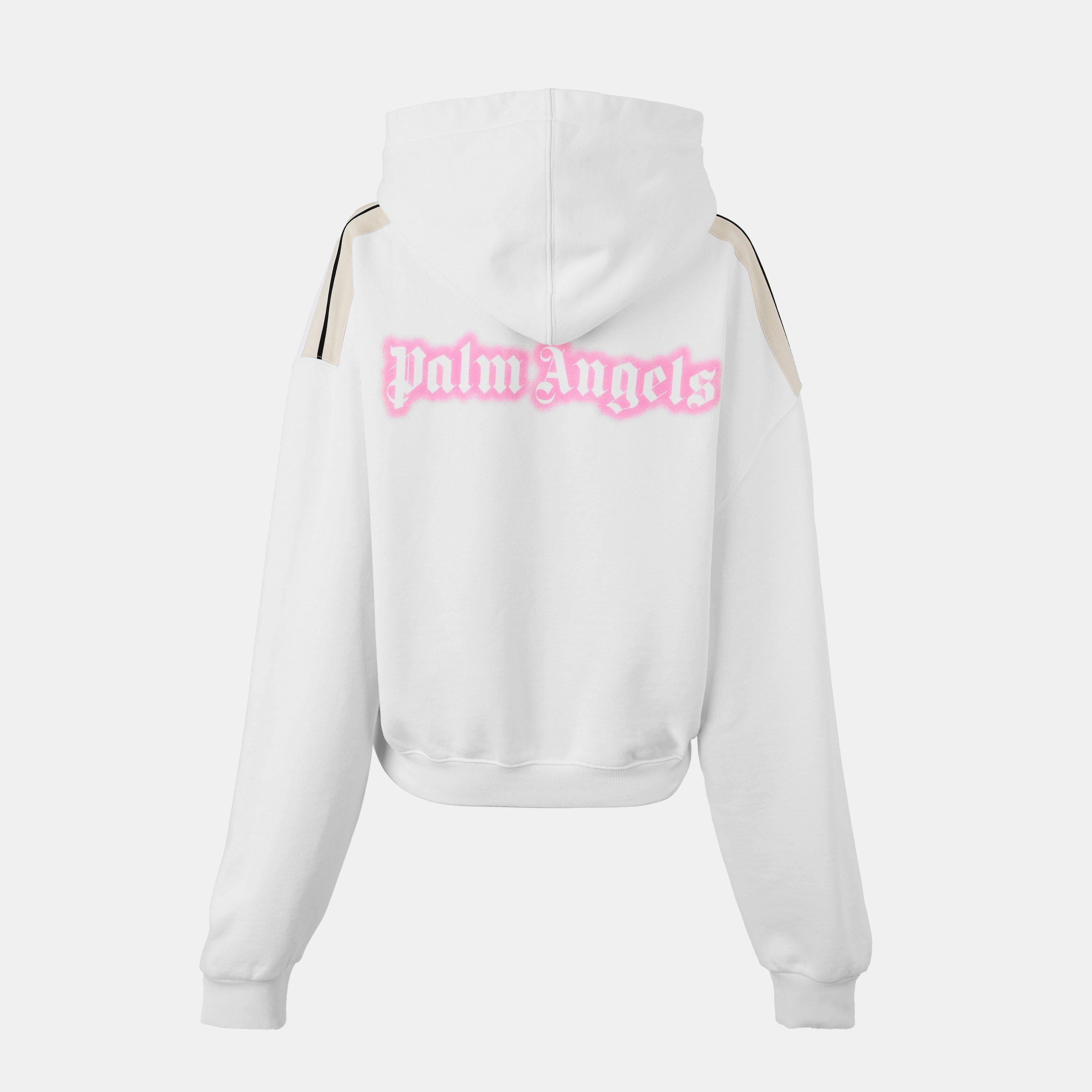 Neon Cropped Pull Over Hoodie