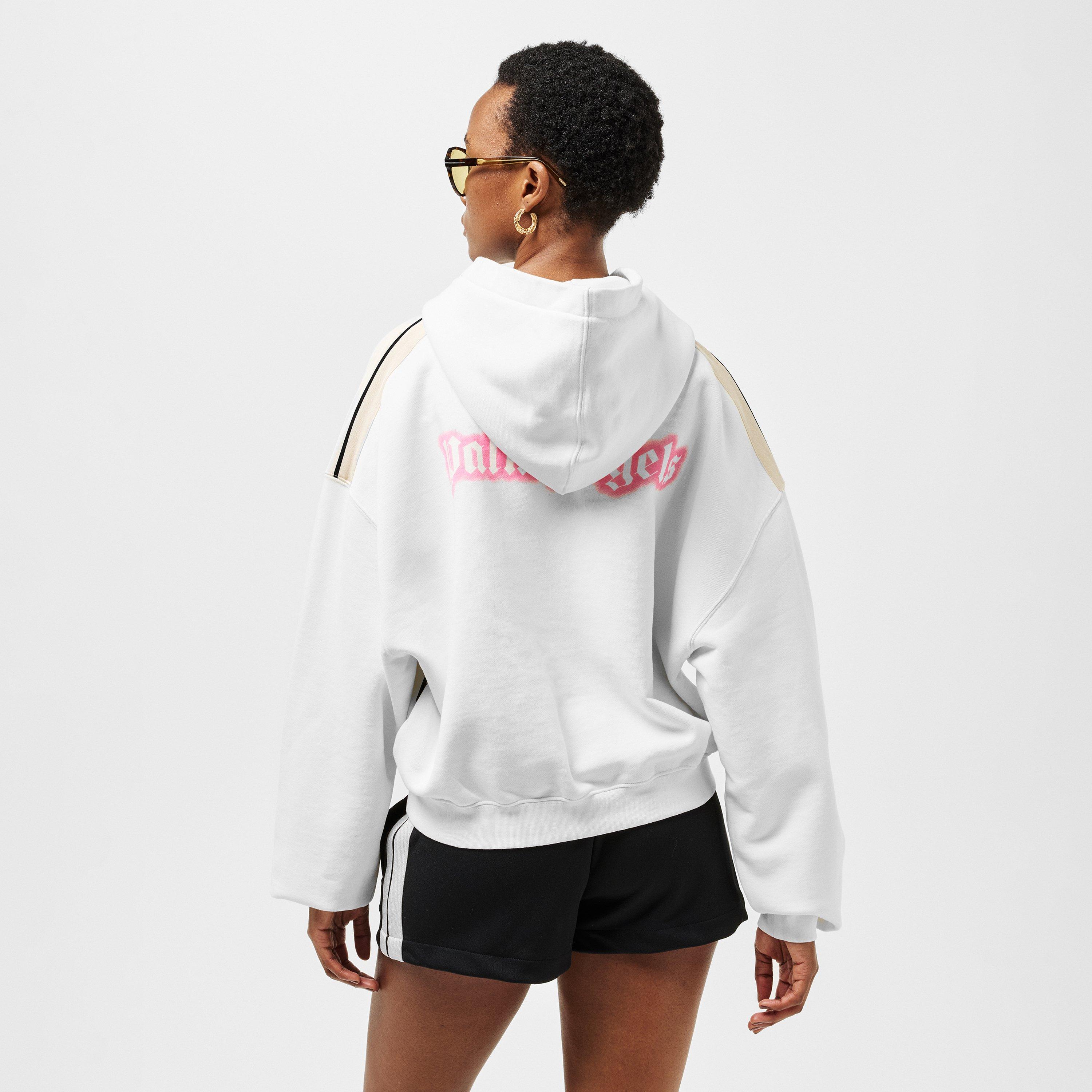 Neon Cropped Pull Over Hoodie