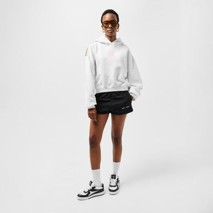 Neon Cropped Pull Over Hoodie
