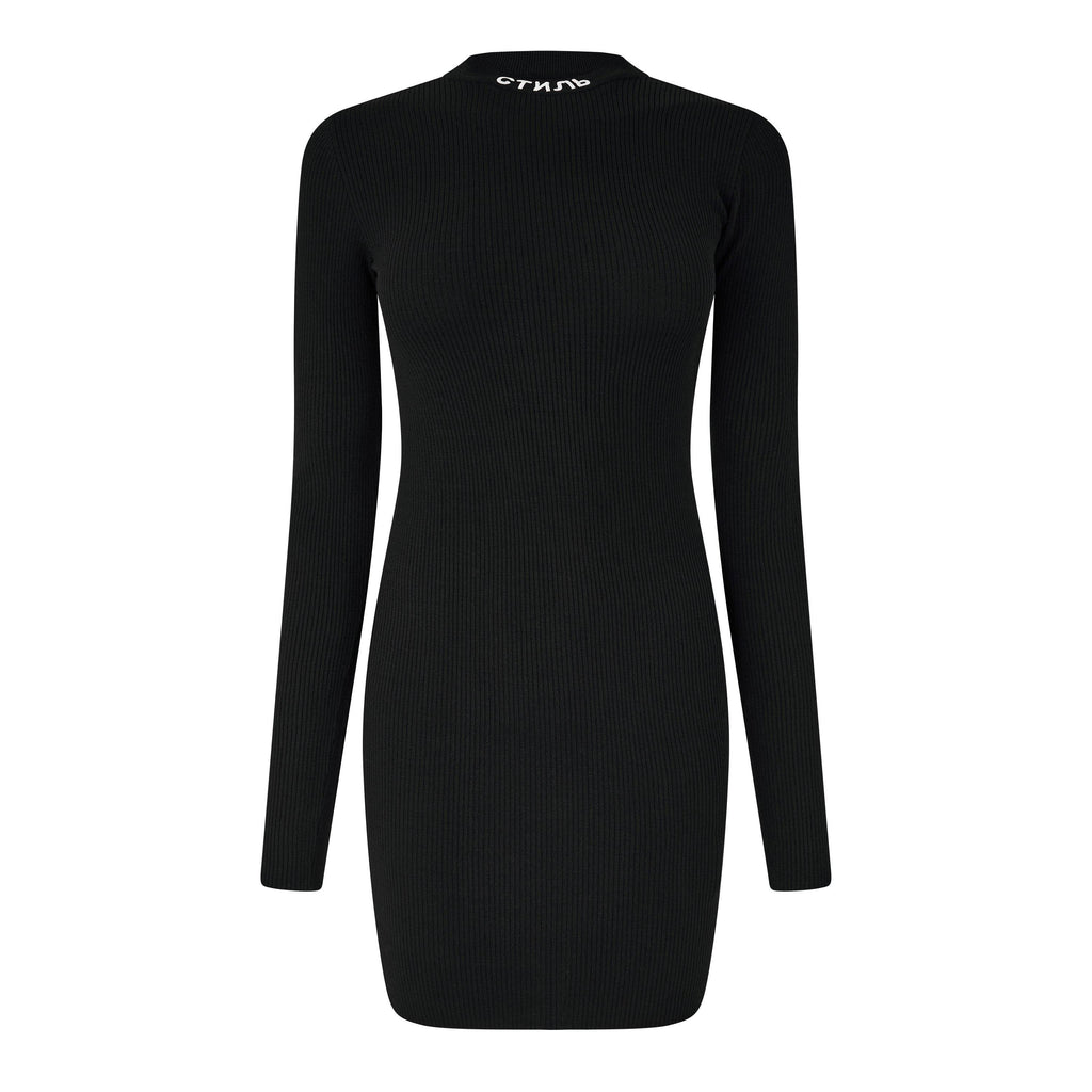 Logo Knit Mini Dress