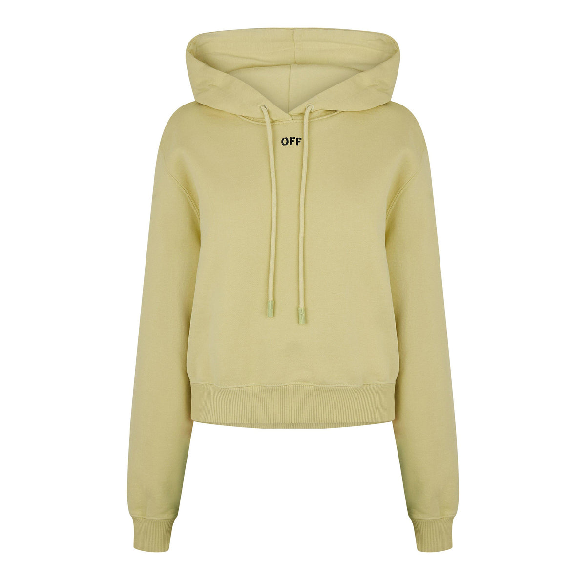 Stamp Cropped Hoodie