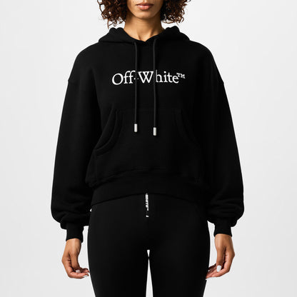 Logo Bookish Cotton Pull Over Hoodie
