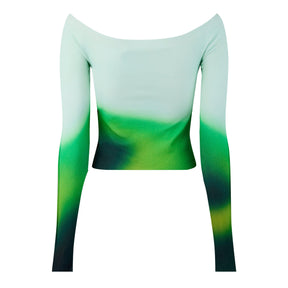 Women's Blurred Gradient Design Top