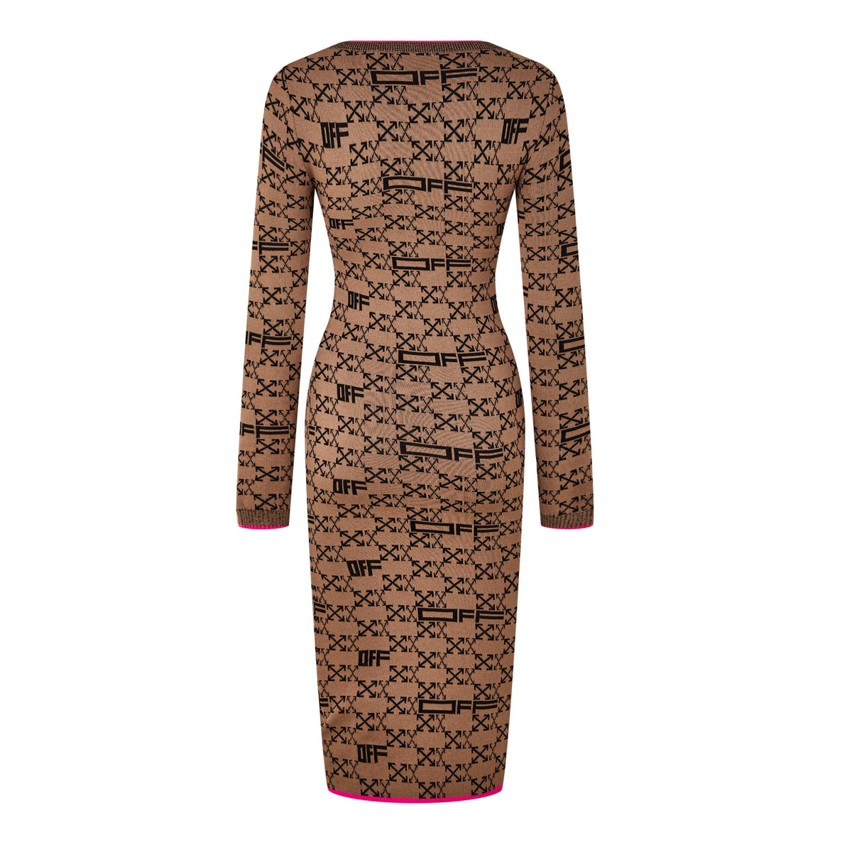 Monogram Logo Print Dress