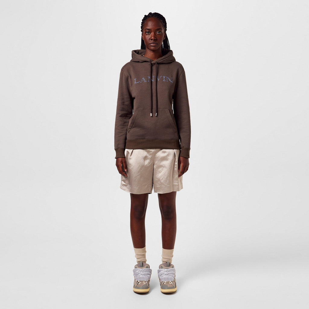 Embroidered Logo Hoodie